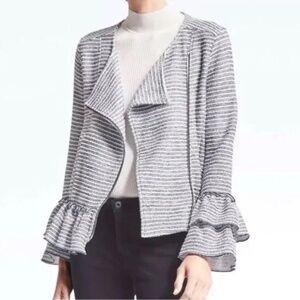 Banana Republic Tweed Moto Jacket Size 8